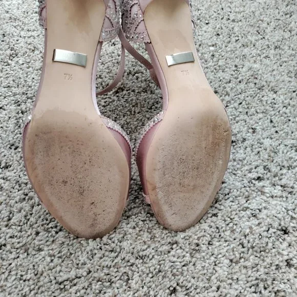 Badgley Mischka jeweled Gillian heels size 7.5 - Picture 15 of 15